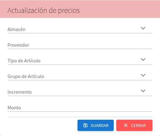 Captura de C1010, vista actualizacion-de-precios