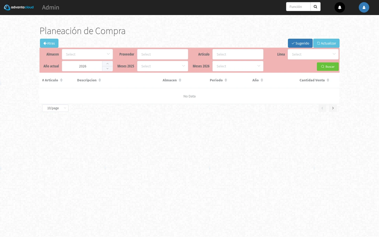 Captura de C2561, vista index
