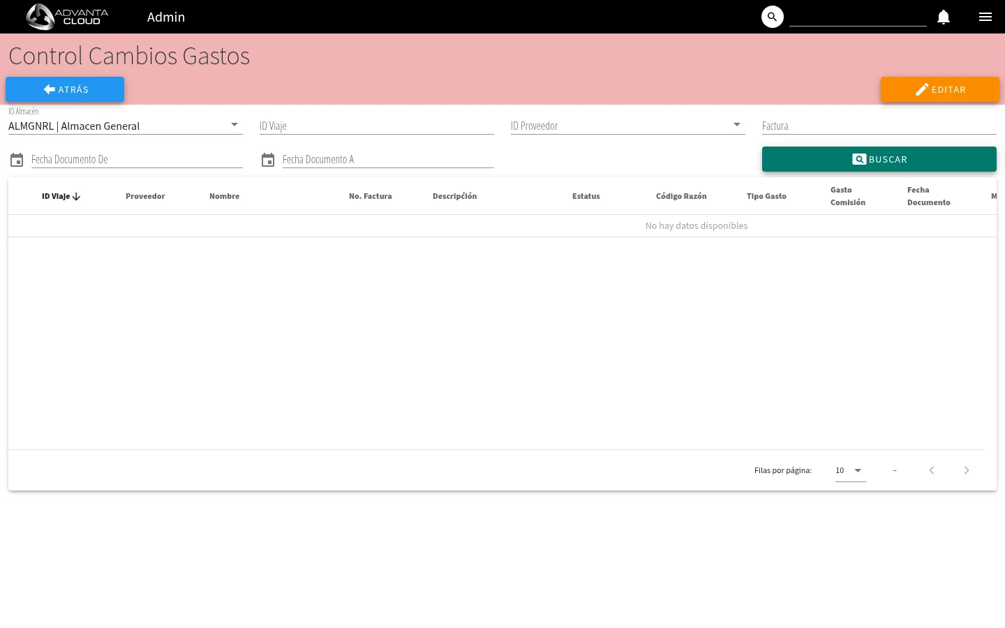 Captura de C4050, vista xpvgs-changes