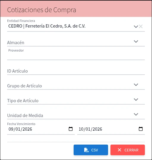 Captura de C801010, vista index