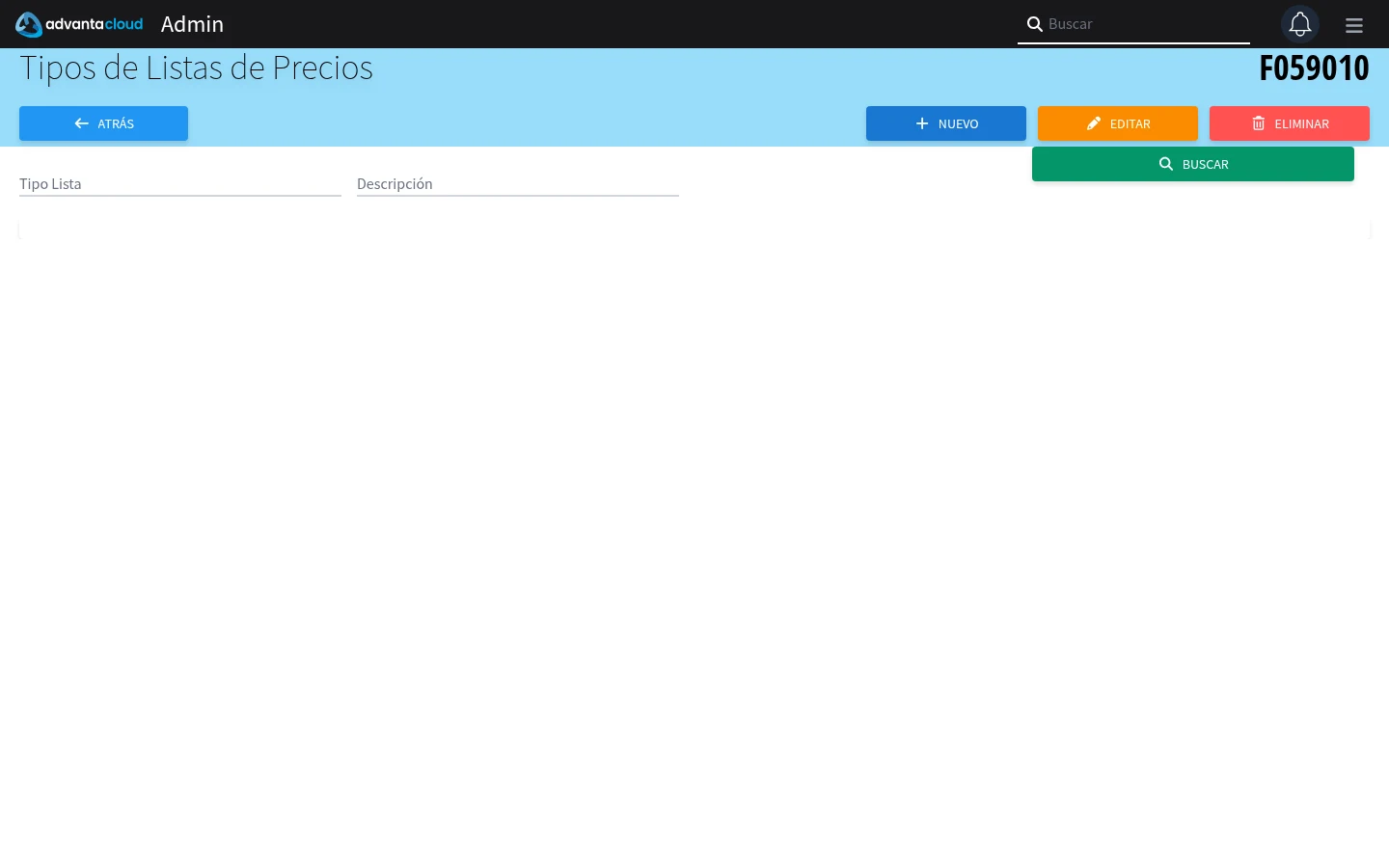 Captura de F059010, vista index