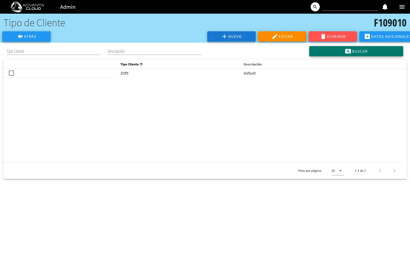 Captura de F109010, vista index