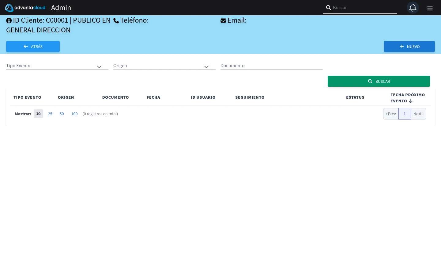Captura de F151010, vista index