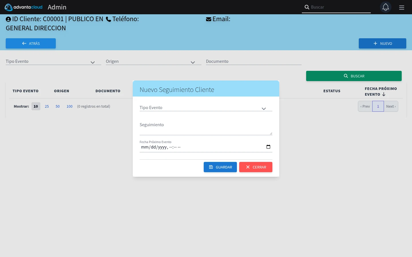 Captura de F151010, vista nuevo