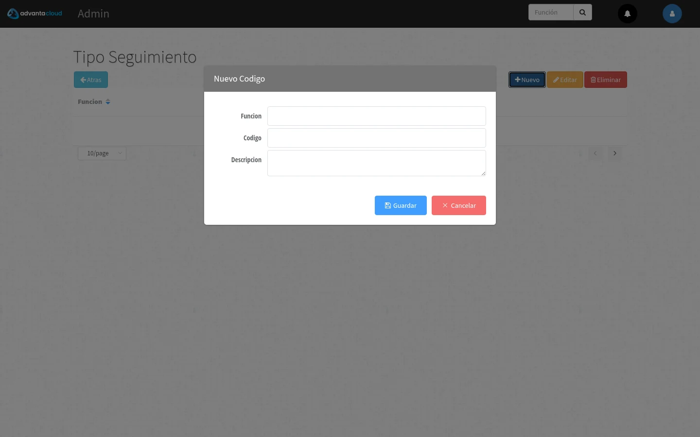 Captura de F159010, vista nuevo