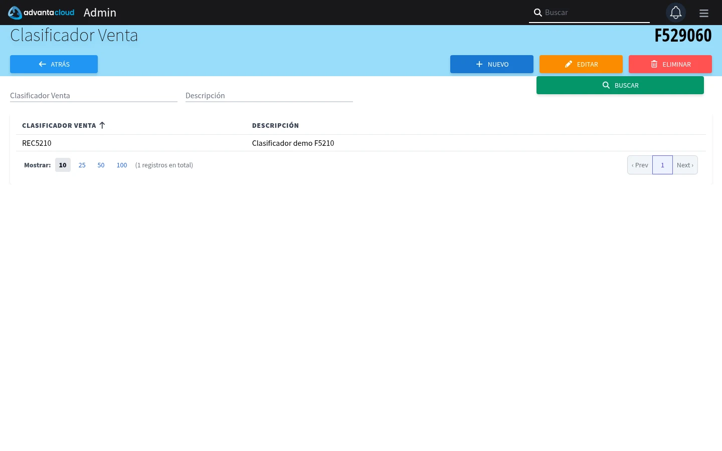 Captura de F529060, vista index
