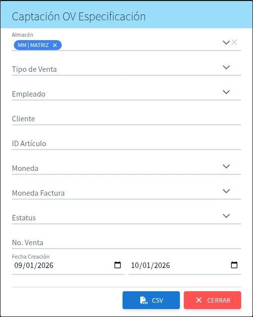 Captura de F802510, vista index