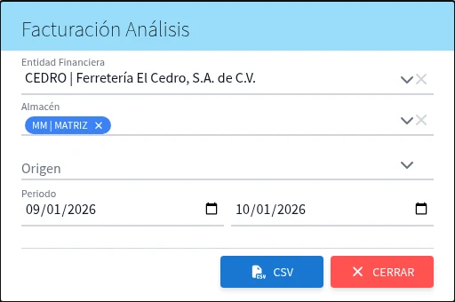 Captura de F805011, vista index