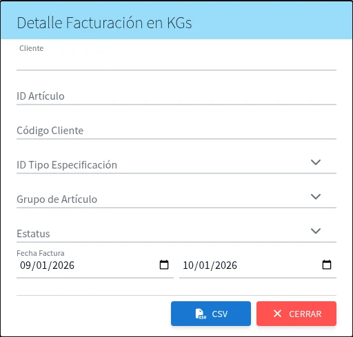Captura de F805024, vista index