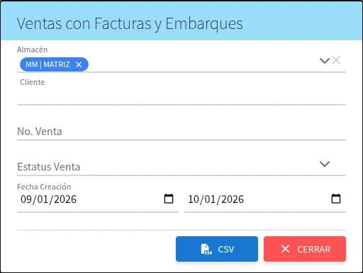 Captura de F805027, vista index