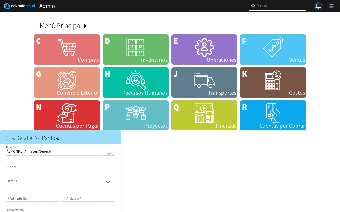 Captura de F805221, vista index