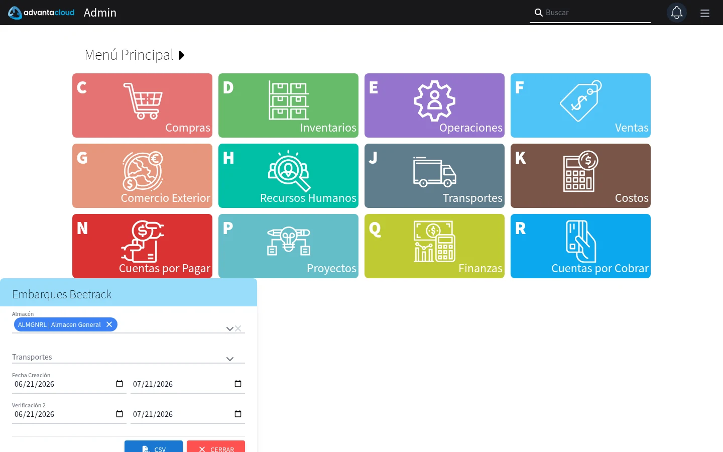 Captura de F805244, vista index