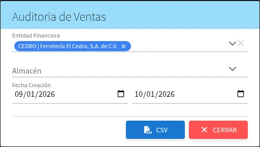 Captura de F805290, vista index