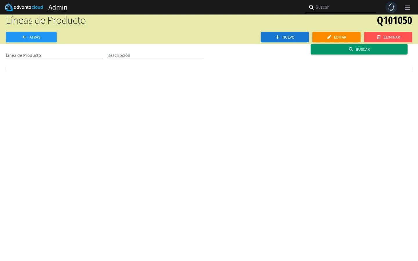 Captura de Q101050, vista index