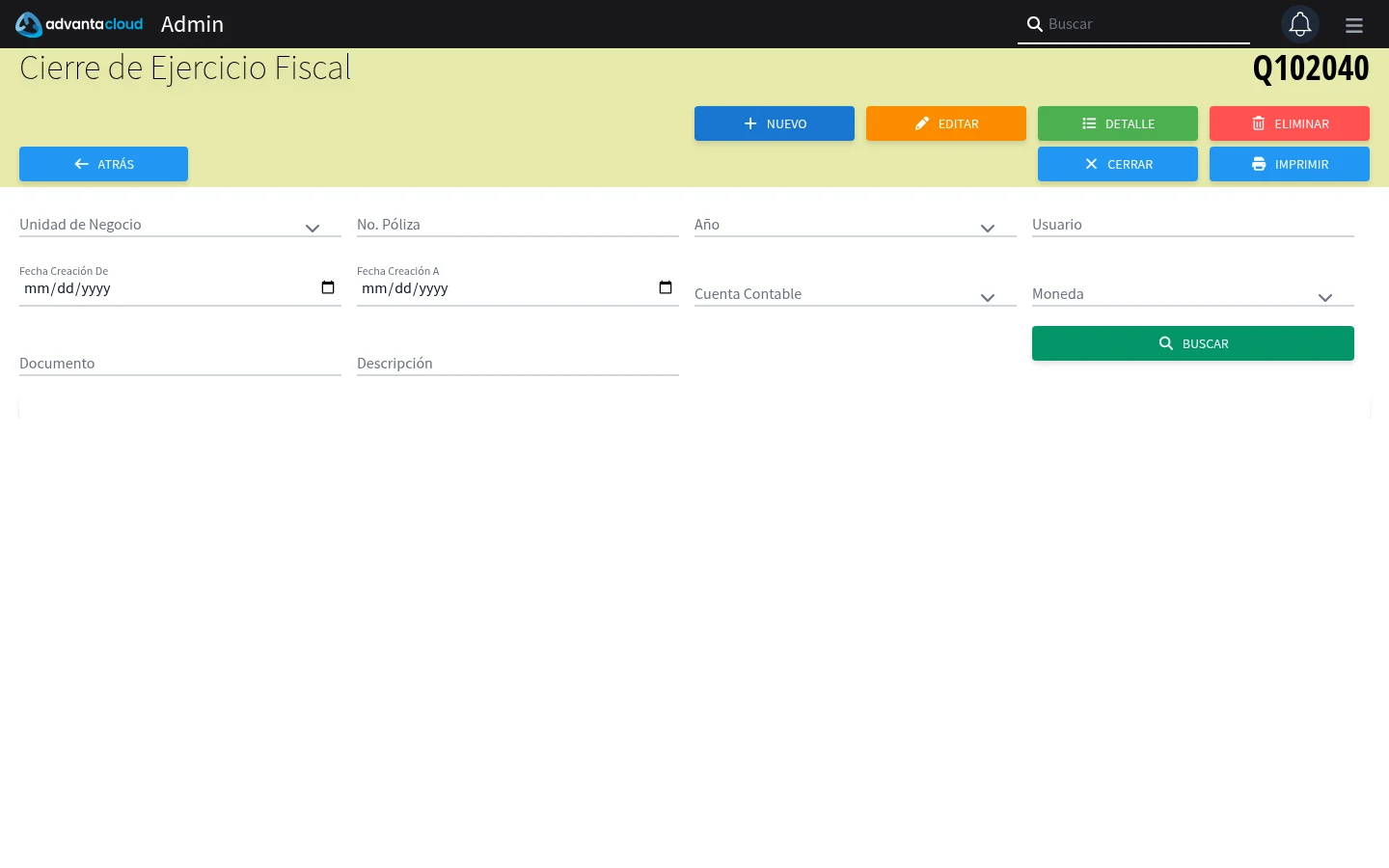 Captura de Q102040, vista index