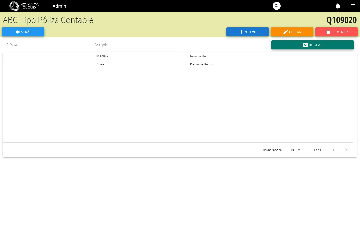Captura de Q109020, vista index