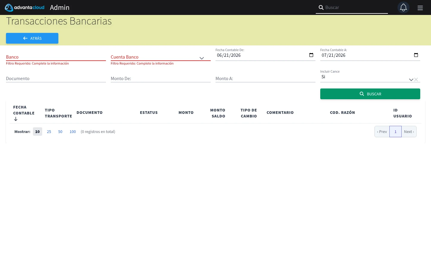 Captura de Q501011, vista index