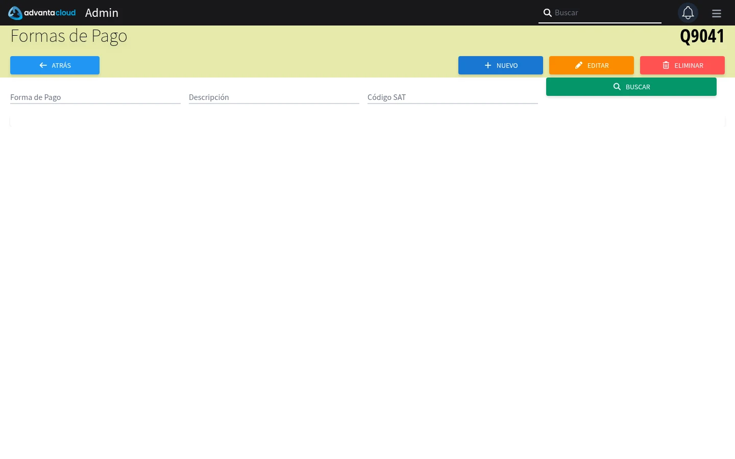 Captura de Q9041, vista index