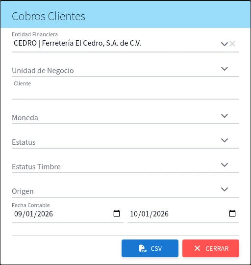 Captura de R805010, vista index