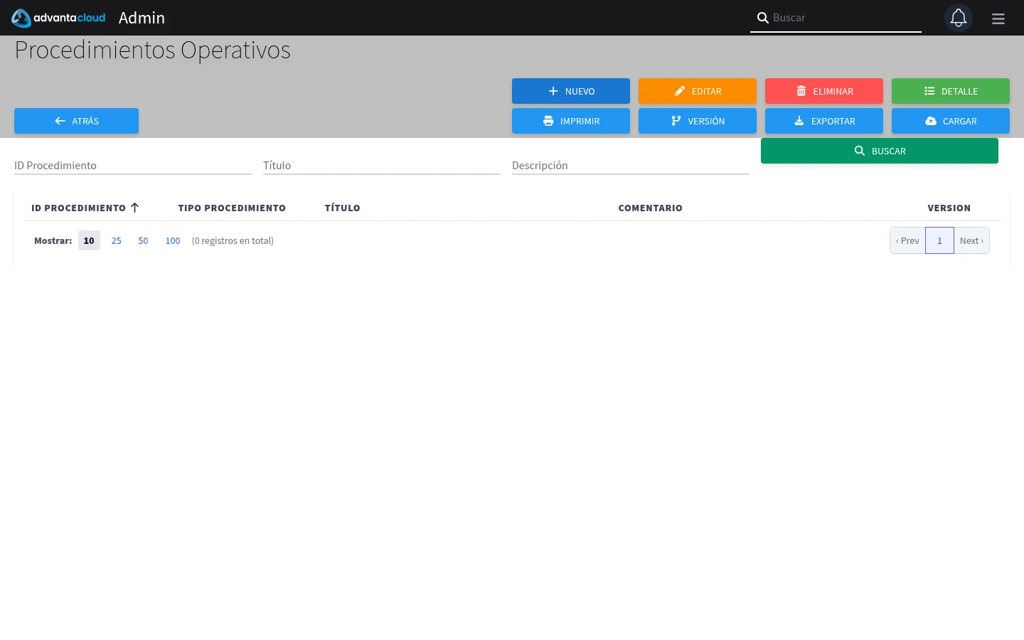 Captura de S4010, vista index