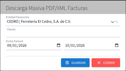 Captura de S9511, vista index